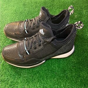 Adidas Dame D Lillard 1 All Star Game Mid Top Basketball Shoe Black Smoke 8 US